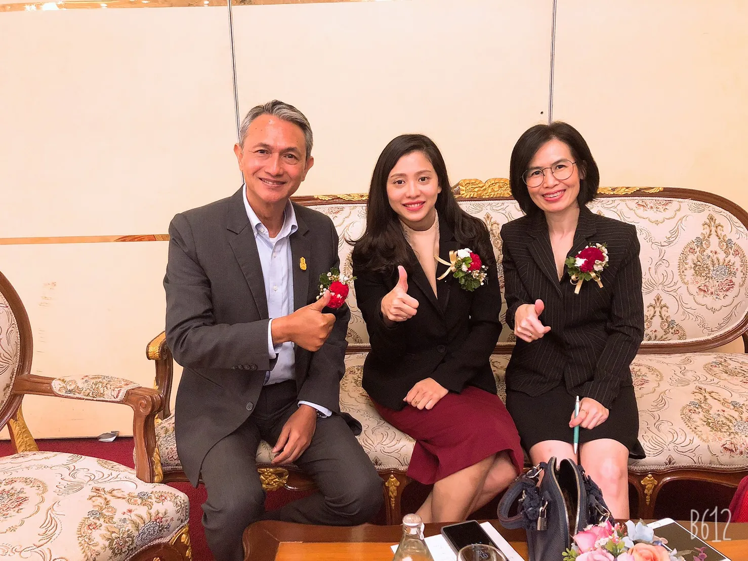 ผู้บริหาร CCS ในงานพิธี